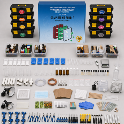 Three-Dimensional STEM Challenges Classroom Kit Bundle, Middle School TEKS Edition