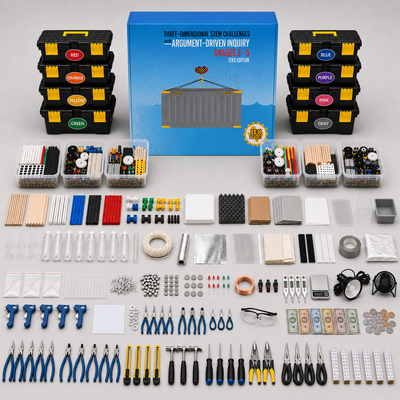 Three-Dimensional STEM Challenges Classroom Kit Bundle, Grades 3-5 TEKS Edition