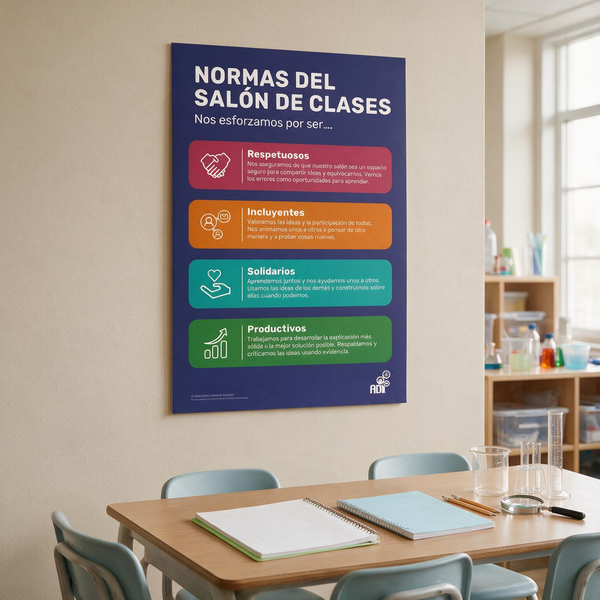 Classroom Norms Poster (Spanish)