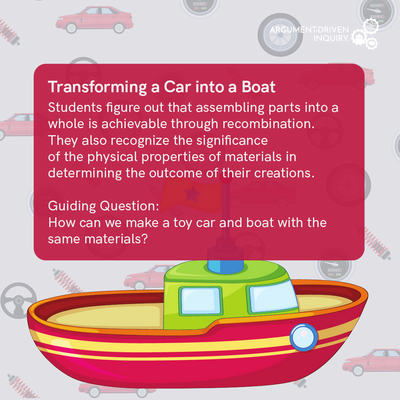 Transforming a Car into a Boat Investigation Kit