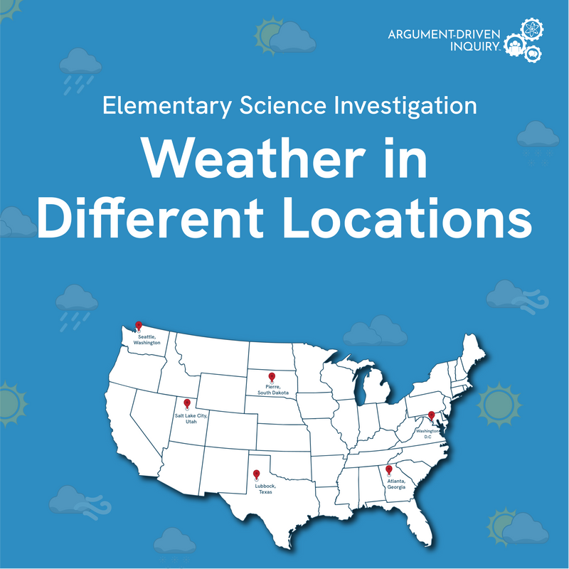 Weather in Different Locations Investigation Kit