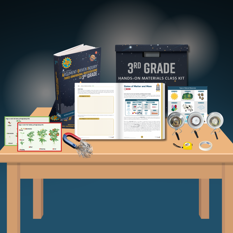 3rd Grade Texas, ADI Science Class Bundle (Teacher Book + Workbooks + Hands-On Kits)