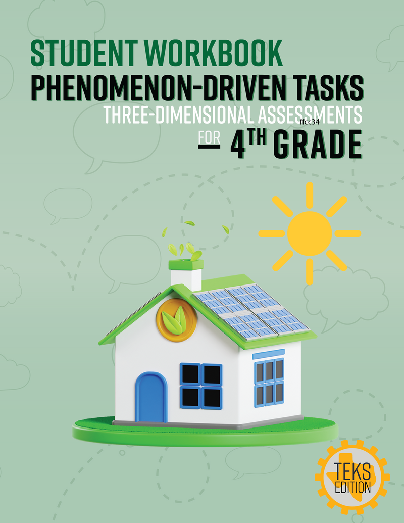 Phenomenon-Driven Tasks for 4th Grade Science, Texas Edition Student Workbooks (Pack of 6)