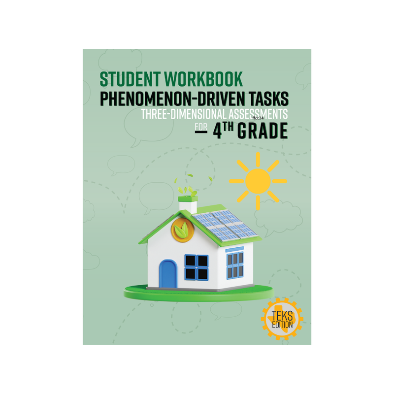 Phenomenon-Driven Tasks for 4th Grade Science, Texas Edition Student Workbooks (Pack of 6)