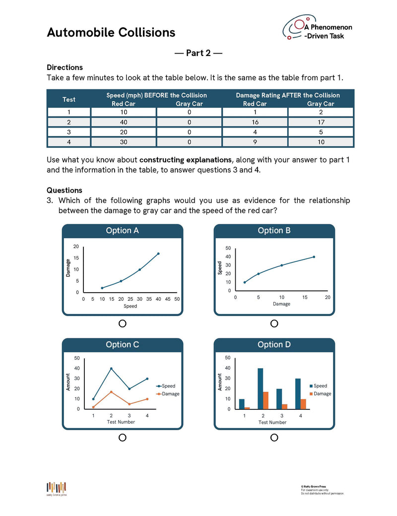 Phenomenon-Driven Tasks for 4th Grade Science, Vol. 1 (NGSS)