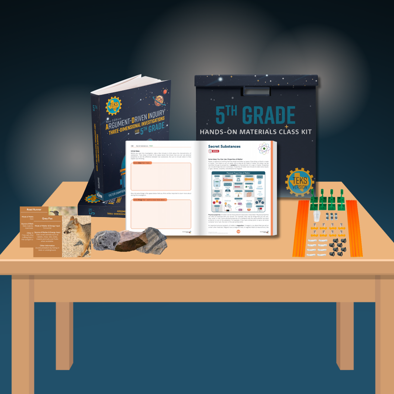 5th Grade Texas, ADI Science Class Bundle (Teacher Book + Workbooks + Hands-On Kits)