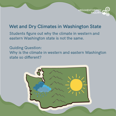 Wet and Dry Climates in Washington State Investigation Kit