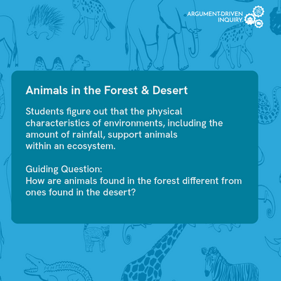 Animals in the Forest and Desert Investigation Kit