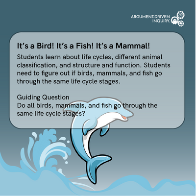 It's a Bird! It's a Fish! It's a Mammal! Investigation Kit