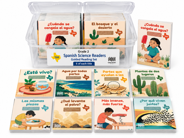 Grade 2 Spanish Science Readers - Guided Reading Set (6 of each title)