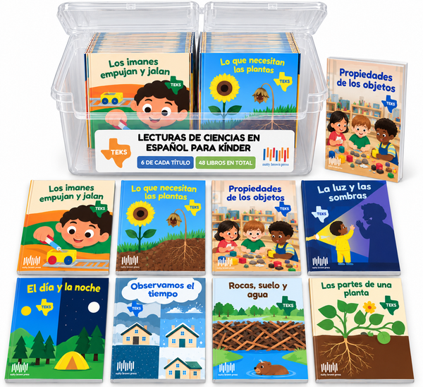 Kindergarten Spanish Science Readers - Guided Reading Set (6 of each title)