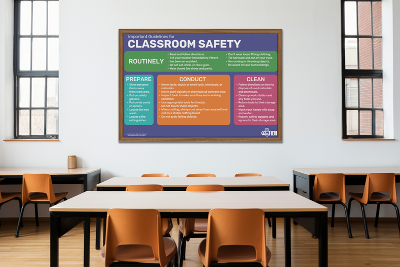 Classroom Safety Poster - ADI Store