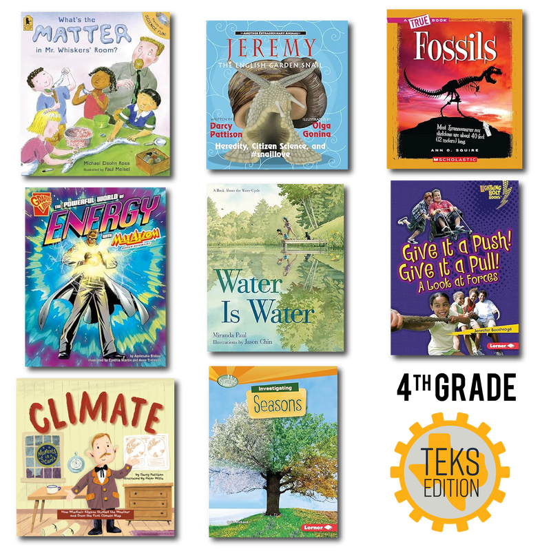 Science Picture Books for ADI 4th Grade Investigations (TEKS Edition)