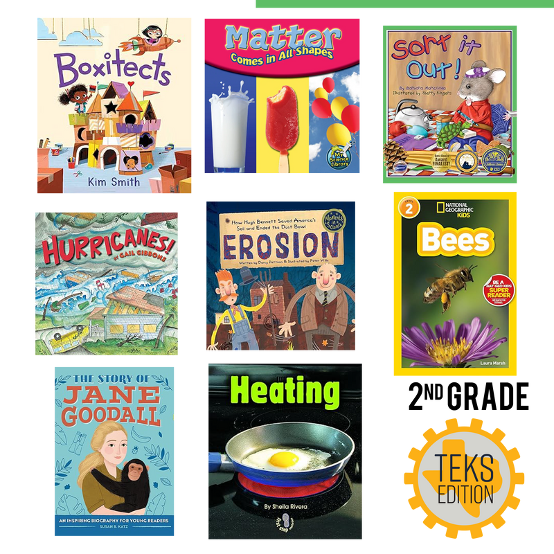 Science Picture Books for ADI 2nd Grade Investigations (TEKS Edition)