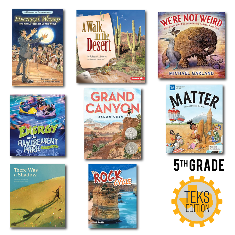 Science Picture Books for ADI 5th Grade Investigations (TEKS Edition)