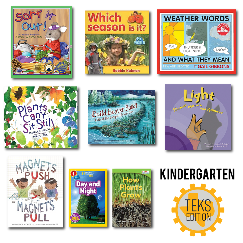 Science Picture Books for ADI Kindergarten Investigations (TEKS Edition)
