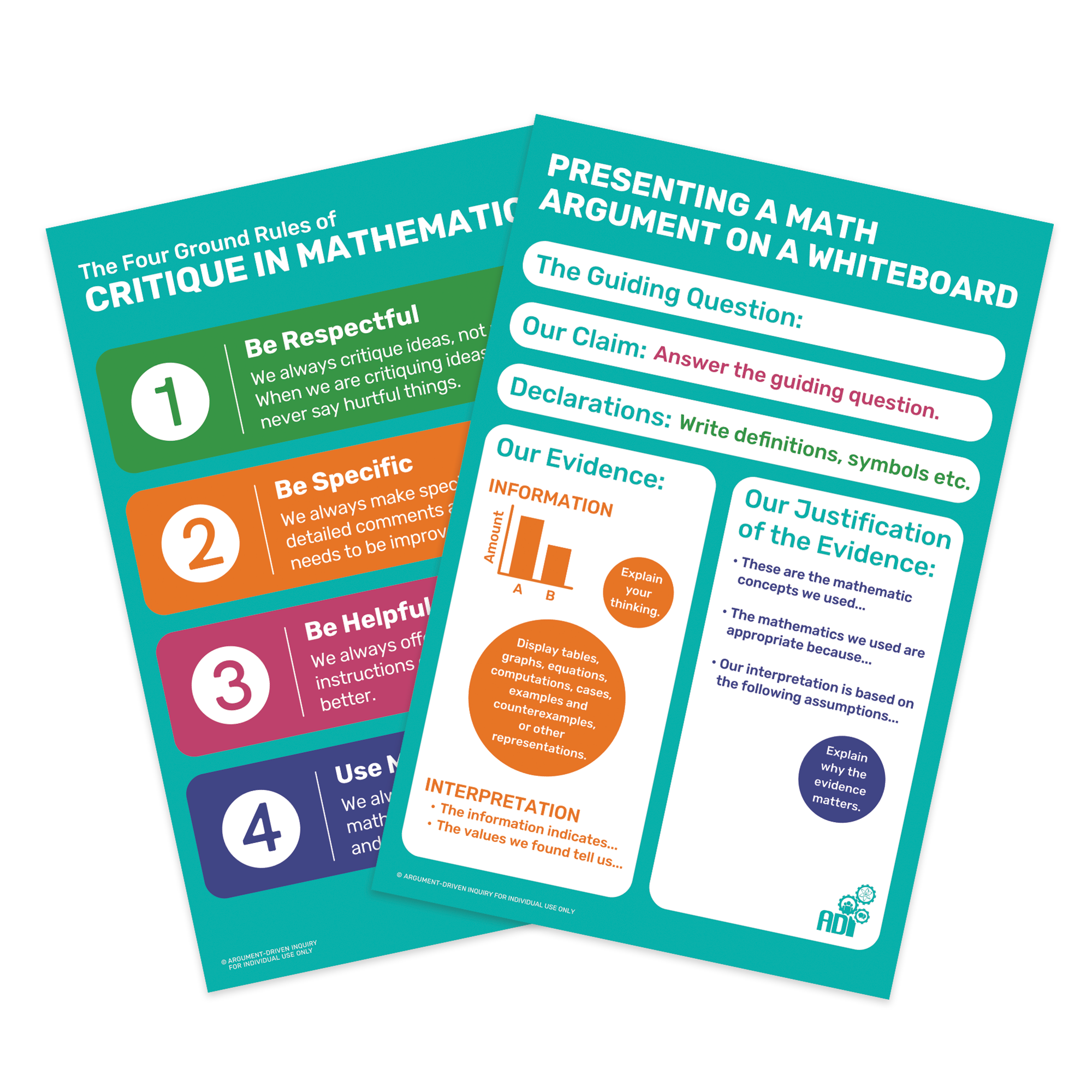 Math Poster Pack ADI Store