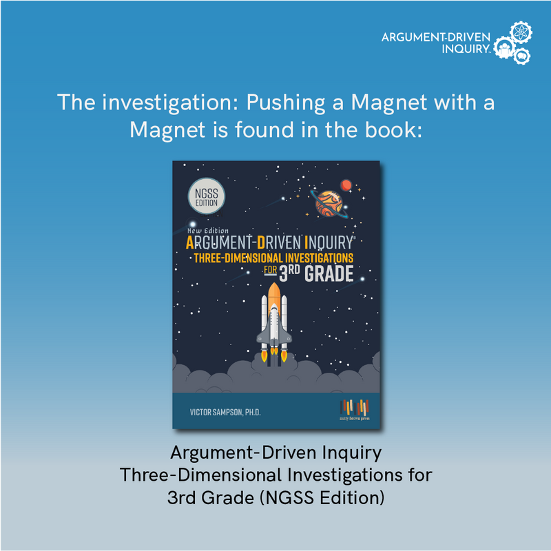 Pushing a Magnet with a Magnet Investigation Kit