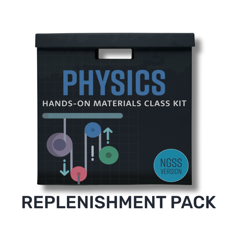 Physics, NGSS Book Investigation Kit Replenishment Pack