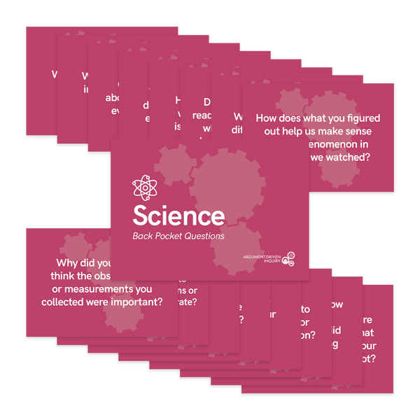 Science Back Pocket Question Cards - ADI Store