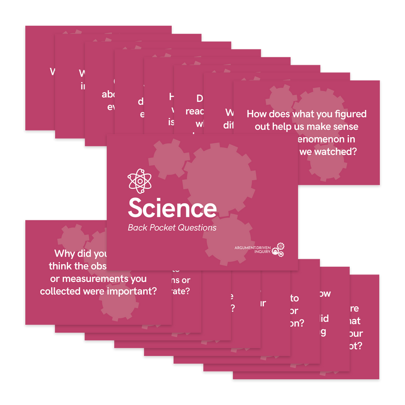 Science Back Pocket Question Cards