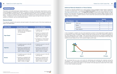 Argument-Driven Inquiry Three Dimensional Investigation for Integrated Physics and Chemistry, IPC (Texas Edition)