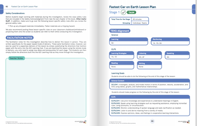 Argument-Driven Inquiry Three Dimensional Investigation for Integrated Physics and Chemistry, IPC (Texas Edition)