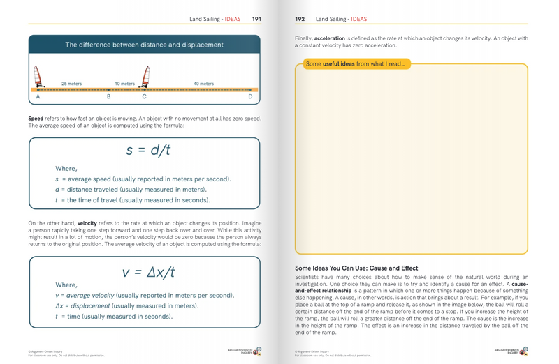 Argument-Driven Inquiry Three Dimensional Investigations for 7th Grade (Texas Edition)