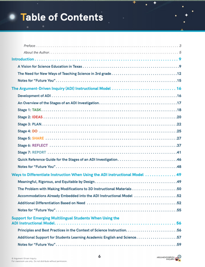 Argument-Driven Inquiry Three Dimensional Investigations for 3rd Grade Book (Texas Edition)