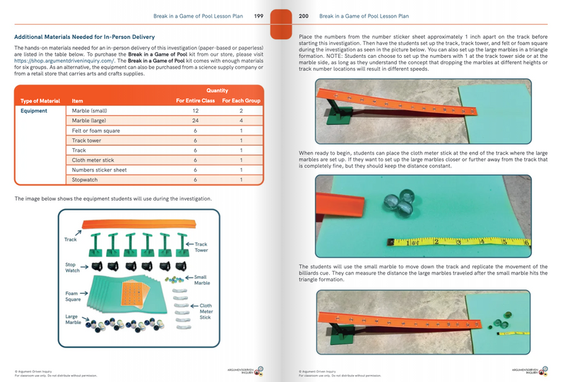 Argument-Driven Inquiry Three-Dimensional Investigations for 4th Grade (Texas Edition)