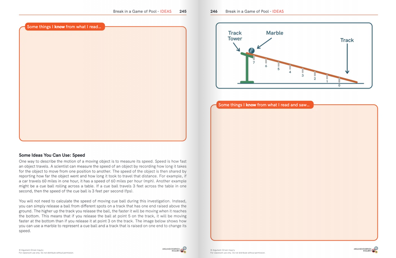 Argument-Driven Inquiry Three-Dimensional Investigations for 4th Grade (Texas Edition)