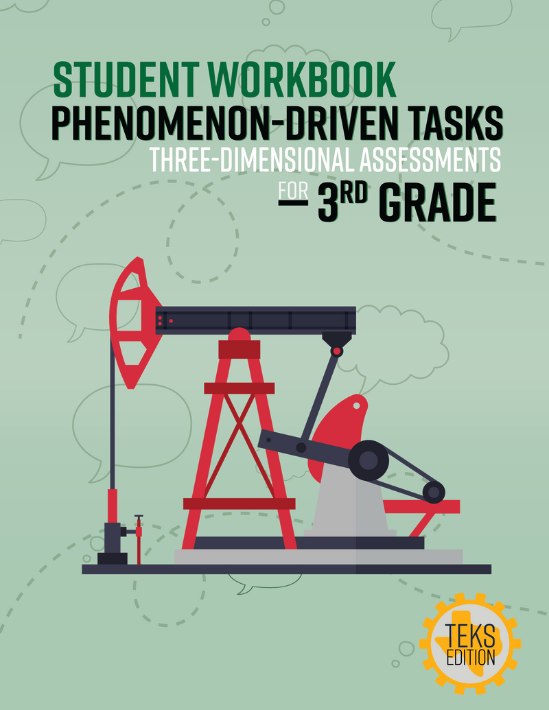 Phenomenon-Driven Tasks for 3rd Grade Science, Texas Edition Student Workbooks (Pack of 6)