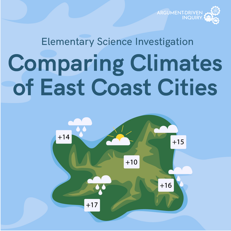 Comparing Climates Comparing Climates of East Coast Cities Investigation Kit
