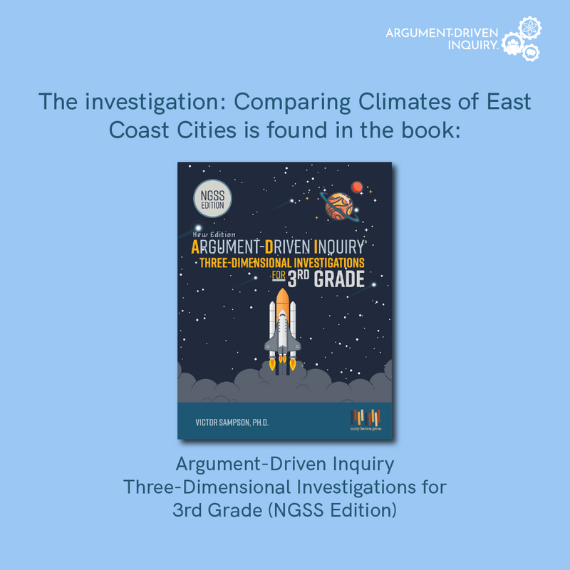 Comparing Climates of East Coast Cities Investigation Kit