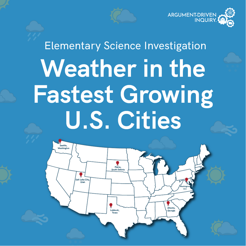 Weather in the Fastest Growing U.S. Cities Investigation Kit