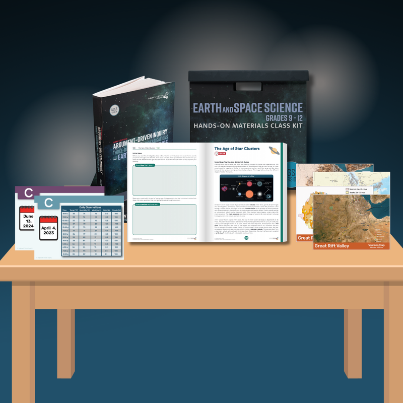 Earth and Space Science for Grades 9 - 12, ADI Science Class Bundle (Teacher Book + Workbooks + Hands-On Kits)