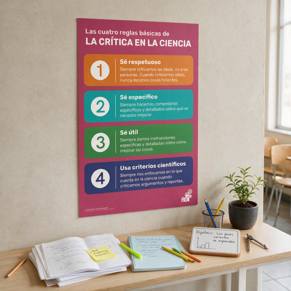Four Ground Rules of Critique in Science Poster (Spanish)